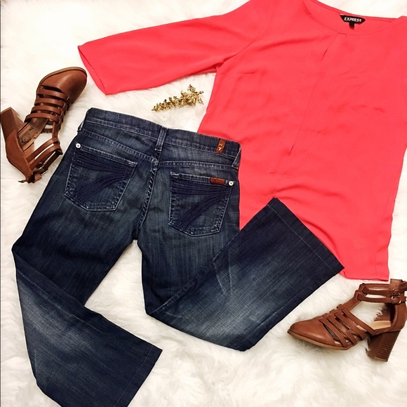 7 For All Mankind Denim - 7 for all mankind dojo denim Capris Size 25.